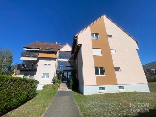 3%.COM Beau F3 avec balcon, garage et parking Brumath (67170)