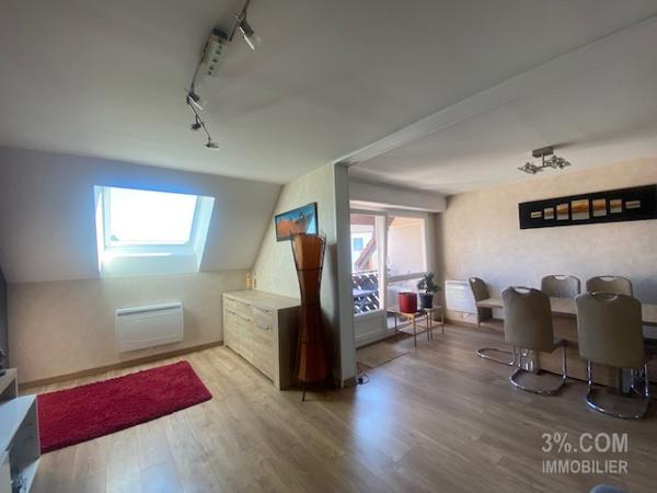 3%.COM Beau F3 avec balcon, garage et parking Brumath (67170)