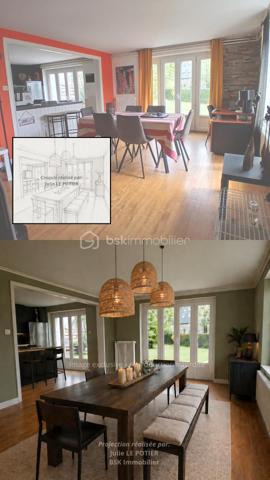 ✨ À découvrir sans tarder – Coup de cœur en devenir !

Je vous propose cette maison familiale de 185 m², idéalement située à deux pas du centre de Pontivy, des commerces, écoles et transports. Un emplacement recherché pour une vie quotidienne pratique et agréable.

Implantée sur un terrain de plus de 400 m² exposé sud-est, cette maison offre de beaux volumes et surtout un énorme potentiel à exploiter.
👉 Pour vous aider à vous projeter, j’ai réalisé des visuels d’aménagement et de décoration, afin de révéler tout ce que ce bien peut devenir.

Rez-de-chaussée :
Une entrée accueillante, un salon lumineux, une cuisine aménagée ouverte sur une salle à manger conviviale avec accès direct à la terrasse.
Une chambre avec salle d’eau privative complète ce niveau.

1er étage :
Trois belles chambres spacieuses et une salle de bain.

Dernier étage :
Deux grandes chambres supplémentaires ainsi qu’une seconde salle de bain.

🔧 Les + qui font la différence :
✔️ Sous-sol avec grand garage
✔️ Volumes généreux
✔️ Idéal grande famille ou projet locatif (colocation)
✔️ Projections déco réalisées pour vous aider à vous projeter immédiatement

💡 Mon regard :
Une maison bien située, avec un vrai potentiel pour créer un intérieur moderne et chaleureux à votre image.