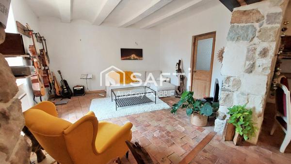 07460 : Maison Pierre de 153m²avce grande terrasse , patio et terrain