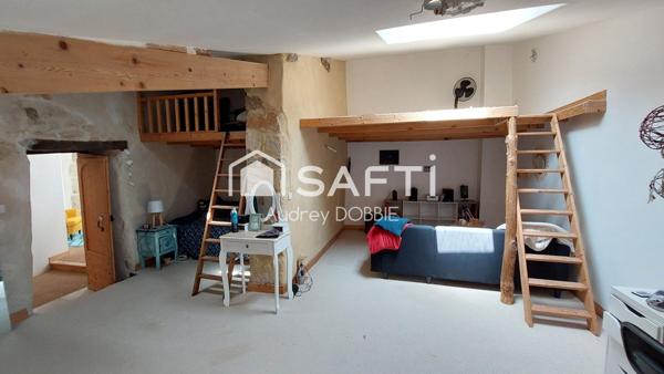 07460 : Maison Pierre de 153m²avce grande terrasse , patio et terrain