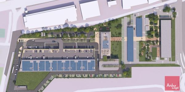 Bureaux à louer Nîmes programme neuf normes RE2020 livraison 2028