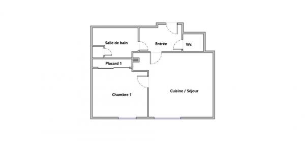 Appartement à vendre 2 pièces 45 m² Argenteuil