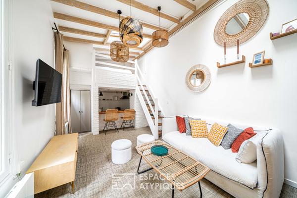 Maisonnette sur cour au coeur des Batignolles