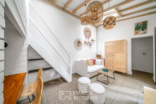 Maisonnette sur cour au coeur des Batignolles