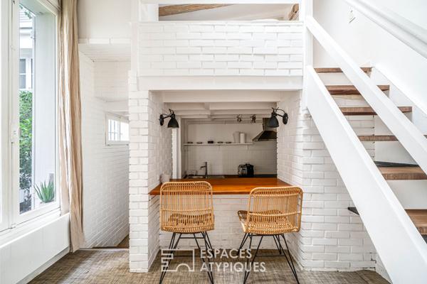 Maisonnette sur cour au coeur des Batignolles