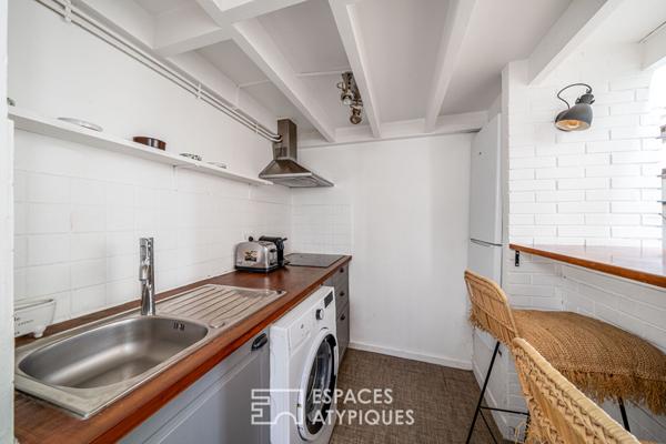 Maisonnette sur cour au coeur des Batignolles