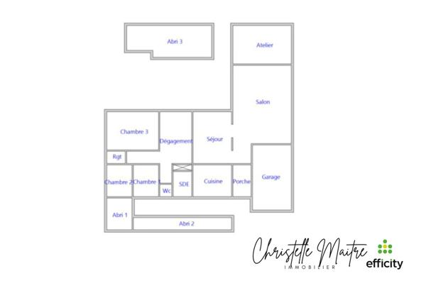 Maison 4 pièces - 93 m²