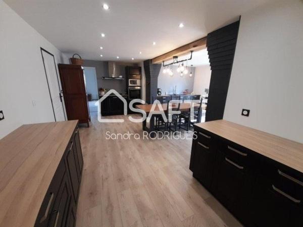 Maison 295m2 avec Garages, Cour Macadam, plusieurs ateliers et autres dépendances de une superficie d'environ 800m2