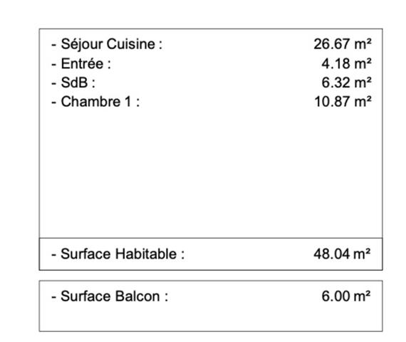 Appartement 2 pièces SILLINGY - 48 m2