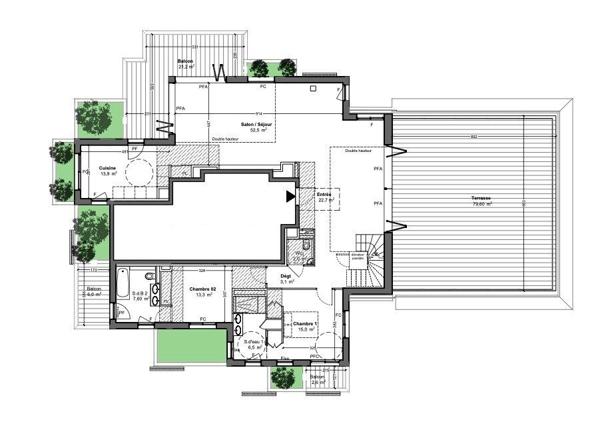 Vente Appartement de luxe Montpellier 5 Pièces 226 m²
