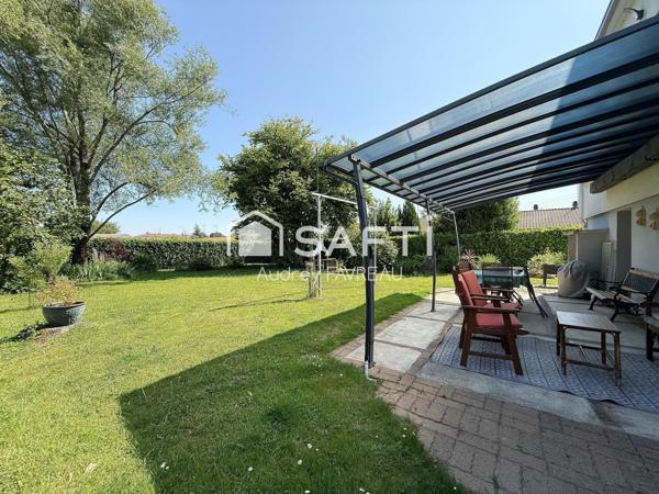 Maison de ville, 162m2, 3 chambres, S-sol, jardin