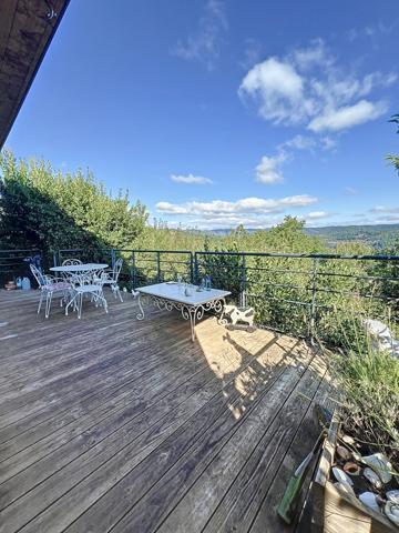 Sud Ardèche - Les Vans - Maison Ossature Bois avec Vue
