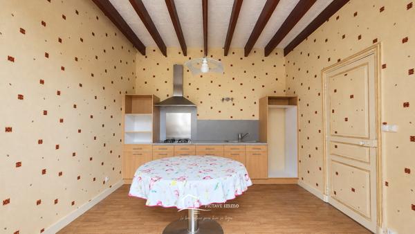 Maison de bourg avec jardin, beaux volumes et fort potentiel Curzay-sur-Vonne (86600)
