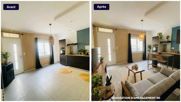 Mauguio Hyper-Centre Appartement T2 en RDC 40 m2