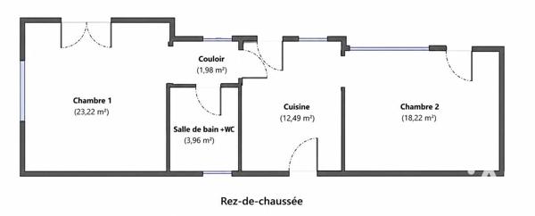 Appartement à vendre 2 pièces 60 m² Le Minihic-sur-Rance