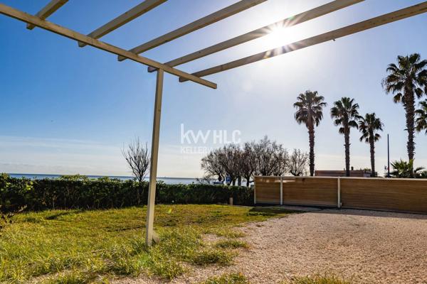 Front de mer : 2 pièces avec jardin de 175 m² – Rare Opportunité à Villeneuve Loubet