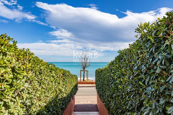 Front de mer : 2 pièces avec jardin de 175 m² – Rare Opportunité à Villeneuve Loubet