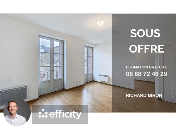 Appartement 2 pièces - 44 m² Exclusivité efficity