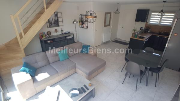 Maison 2 chambres, jardin, 2 places de parking