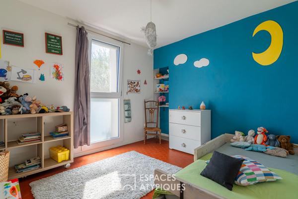 Maison rénové avec jardin intimiste