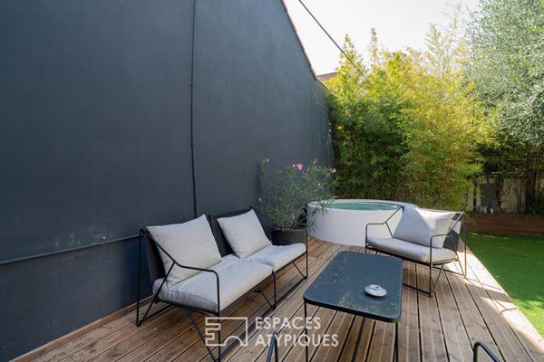 Maison rénové avec jardin intimiste