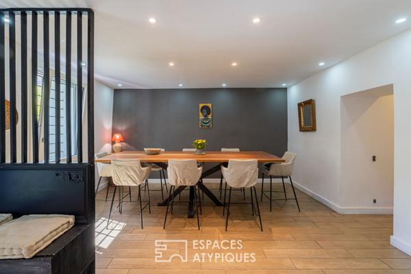 Maison rénové avec jardin intimiste