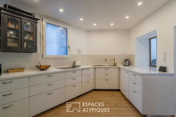Maison rénové avec jardin intimiste