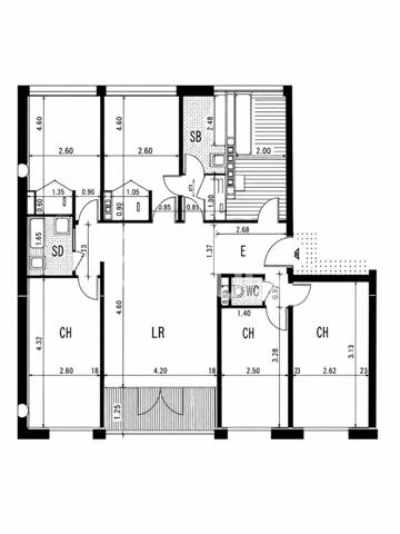 RARE SUR LE SECTEUR : 6 PIÈCES FAMILIAL de 105 m² AVEC LOGGIA