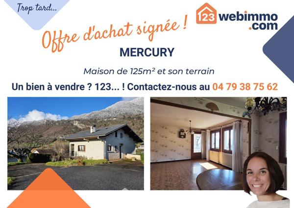 Maison 125 m² à Mercury 73200