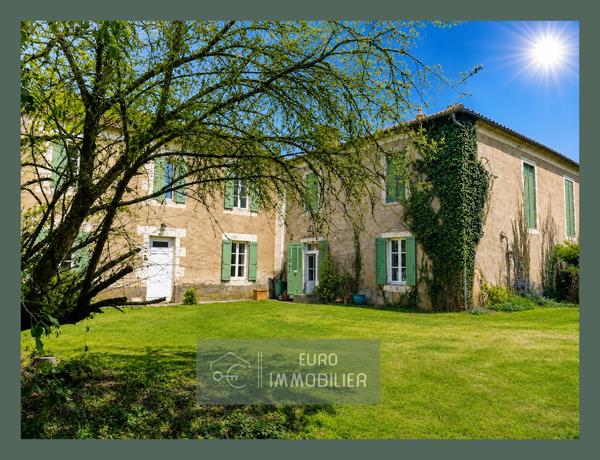 Proche Bazas- Maison en Pierre - 4 chambres et dépendances - 8 hectares 610(ha) -GIRONDE AQUITAINE (33)