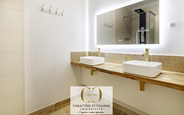 Beynac-et-Cazenac (24220) Beynac. Maison en pierre restaurée 200 m2 - jardin - Spa - Vue Château.