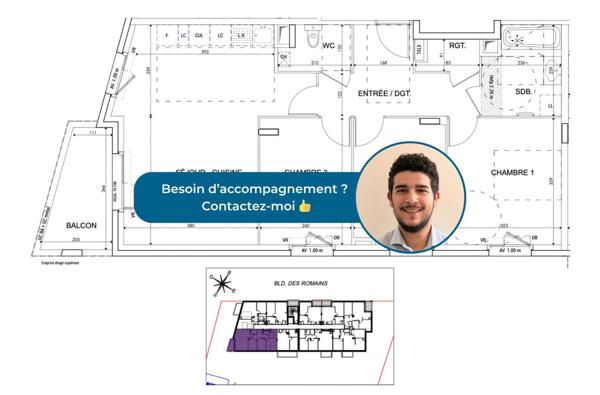 Appartement à vendre 4 pièces 73 m² Vichy