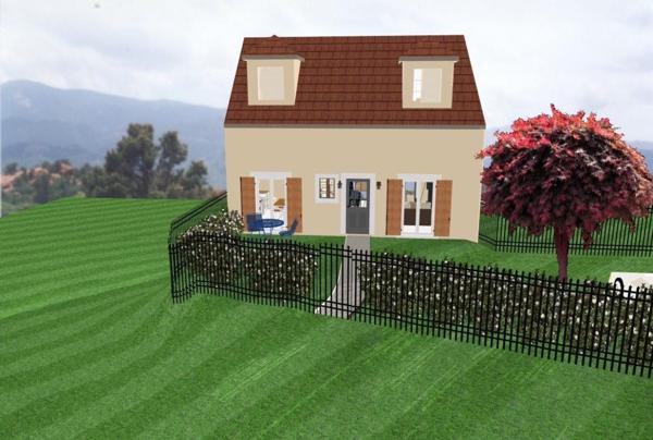 À vendre - Terrain à bâtir viabilisé de 372 m² à Champagne-sur-Oise