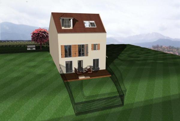 À vendre - Terrain à bâtir viabilisé de 372 m² à Champagne-sur-Oise