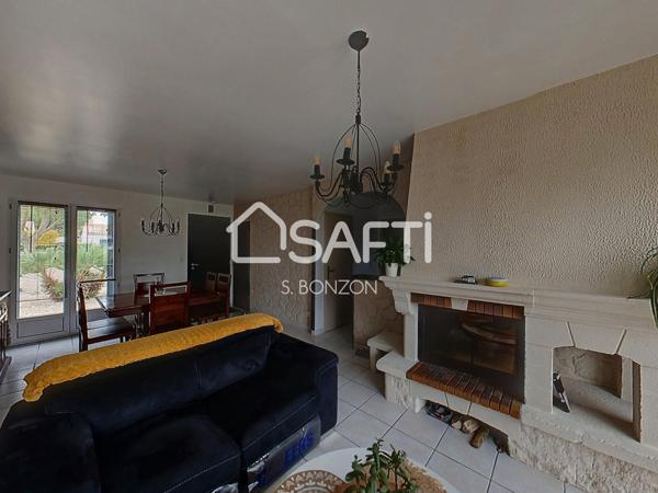 ESNANDES Maison plain pied 86m² Piscime. 3ch. 5mn centre ville.