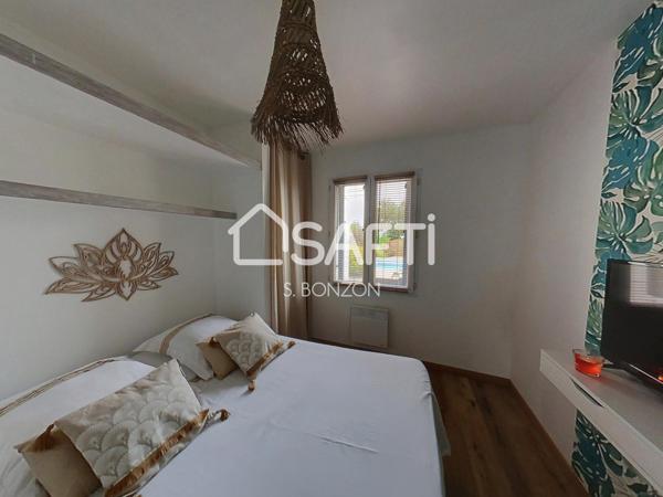 ESNANDES Maison plain pied 86m² Piscime. 3ch. 5mn centre ville.