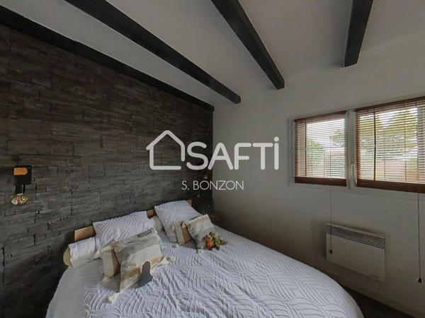 ESNANDES Maison plain pied 86m² Piscime. 3ch. 5mn centre ville.