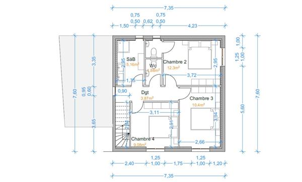Charmante maison familiale T5 de 102 m² Confort, lumière et modernité