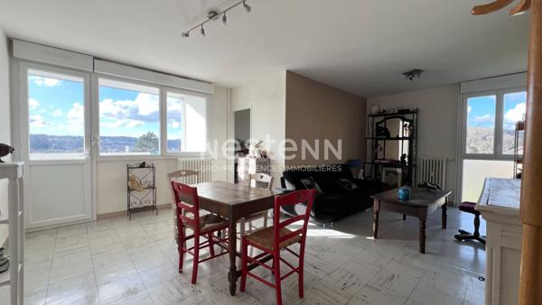 BAR LE DUC : Appartement lumineux de 70m2, 3 pièces, 2 chambres avec garage