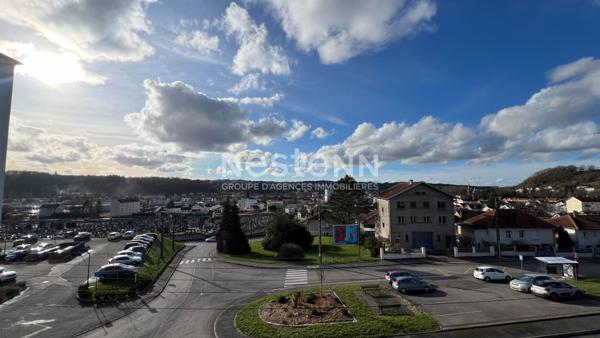 BAR LE DUC : Appartement lumineux de 70m2, 3 pièces, 2 chambres avec garage