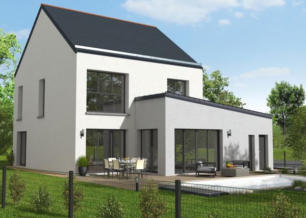 Terrain + Maison à vendre 6 pièces - 127 m²