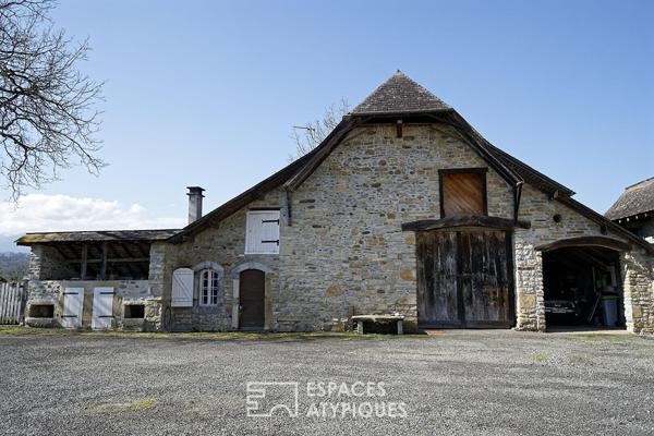 Charmante longère béarnaise avec vue imprenable sur les Pyrénées