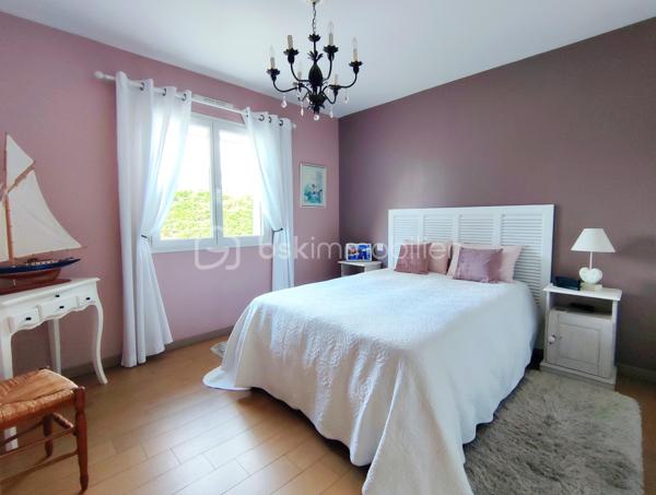 [LACANAU DE MIOS / EXCELLENT ÉTAT / PIÈCE DE VIE 83 M² / 3 CHAMBRES + GRANDE PIÈCE VITRÉE / GARAGE + CARPORT + STATIONNEMENTS / PISCINE / TERRASSE COUVERTE / JARDIN PAYSAGER / ACCÈS BORDEAUX RAPIDE ]

Coup de cœur assuré pour cette villa familiale très qualitative et aux grands volumes judicieusement agencés ! 

Au centre de Lacanau de Mios, à deux pas des arrêts de bus, des petits commerces et de l'école maternelle, vous y trouverez le compromis idéal entre commodités et environnement naturel. 
À 5 mn en voiture de l'échangeur de Marcheprime, à moins de 10mn du CEA de Cestas le Barp, à 20 mn de la rocade de Bordeaux et à 20 mn du Bassin d'Arcachon, vous serez à équidistance des plaisirs du Bassin d'Arcachon et de la vie active de Bordeaux. 

La villa, construite en 2011 vous séduira par son parfait état d'entretien, ses volumes pensés pour les familles, et son jardin paysager. 

Elle se s'articule sur un seul niveau de plain-pied : 

-> Coin jour : 
     - Spacieuse pièce de vie de plus de 80 m² avec cuisine ouverte, rangements d'entrée, grande cheminée à foyer fermé, et une belle baie à galandage s'ouvrant sur la terrasse couverte
     - Arrière-cuisine équipée (avec fenêtre) de près de 10 m² et communiquant avec le carport et le garage 
     - Un salon d'hiver vitré de 18 m² accessible depuis l'extérieur et depuis la pièce à vie (pouvant être utilisé également en bureau, en 4ème chambre, en atelier d'artiste, etc.)

-> Coin nuit :
     - Trois chambres avec rangements entre 12 m² et 14,5 m² - dont l'une ouvrant sur une terrasse privative au sud
     - Salle de bain avec douche et baignoire
     - WC indépendant
     - Dressing de 7 m² pouvant aisément être transformé en deuxième salle d'eau 

-> Extérieur : 
     - Garage 21 m²
     - Carport 
     - Stationnements  pour 3 voitures en plus 
     - Piscine 9*4 chauffée 
     - Terrasse couverte
     - Abri de jardin 
     - Terrain arboré

Vous profiterez du confort du chauffage au sol, d'un équipement audio intégré, d'une clim réversible dans le salon d'hiver, d'une cheminée à foyer fermé de belle dimension, d'un interphone, d'un portail électrique, d'un puits foré et de l'arrosage automatique.  

----