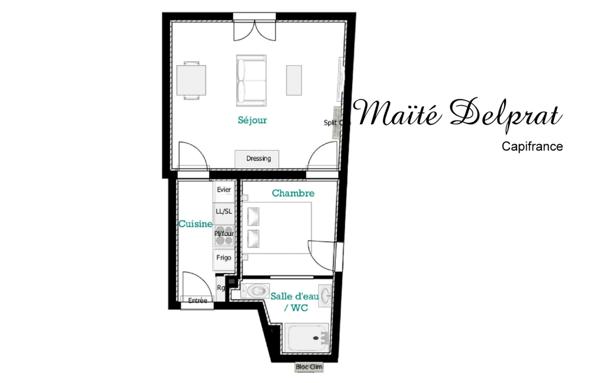 appartement à vendre T2 L'ISLE SUR LA SORGUE (84)