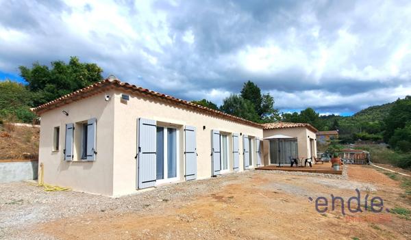 VILLECROZE VILLA NEUVE PLAIN PIED 3 CHS AU CALME