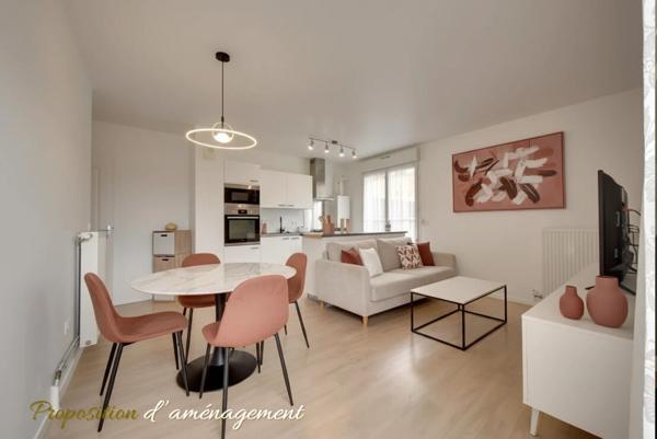 Appartement 2 pièces 44 m2 avec jardin + box + parking + cave en rdc