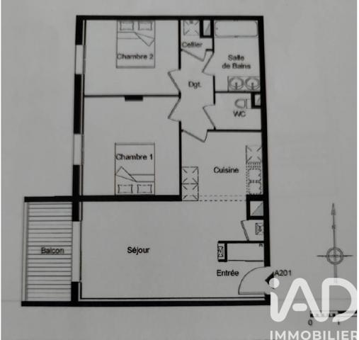 Appartement à vendre 3 pièces 62,1 m² La Rochelle
