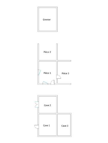 A VIMOUTIERS - une maison à rénover (env 30 m²)