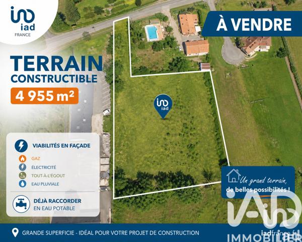 Terrain à vendre 4 955 m² Vallon-en-Sully